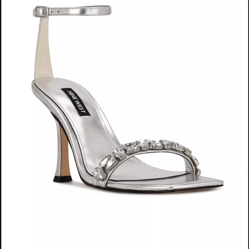 NEW Nine West Women's Yazmin Ankle Strap Dress Sandals Size 6M